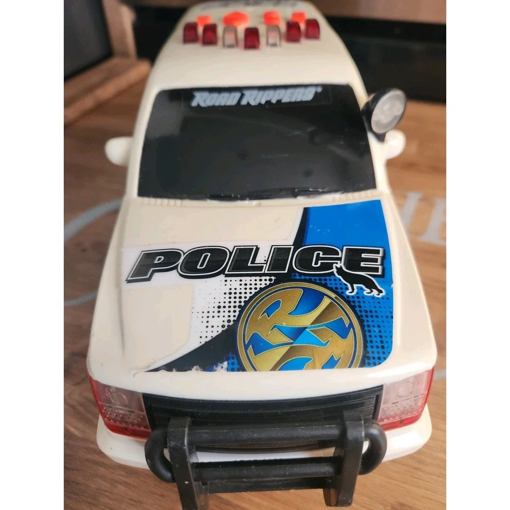 **WORKS Road Rippers Police K-9 Unit‎ SUV Motorized Lights Blue Car Toy State